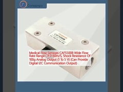 Bộ cảm biến dòng chảy y tế CAFS5008 Phạm vi dòng chảy rộng 0-60m / s, Kháng sốc 100g đầu ra tương tự (1 đến 5 V) (Có thể cung cấp đầu ra truyền thông I2C kỹ thuật số)